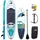 F2 SUP Board Stand Up Paddle Board California 354 x 76 x 15 cm blau