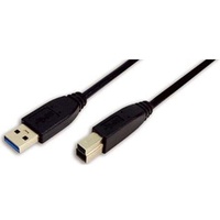 Logilink USB-Kabel USB 3.0 USB 3.1 Gen1) USB-A Stecker, USB-B Stecker 3.00m Schwarz