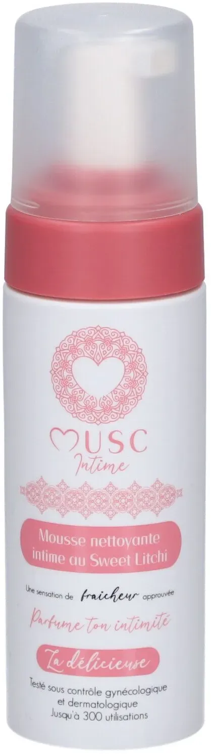 Musc Intime Sweet Litchi Mousse Nettoyante Intime 150 ml Schuim