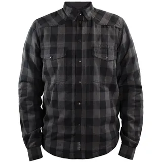 John Doe Motorrad Hemd Motoshirt Lumberjack XTM Grey/Black-L