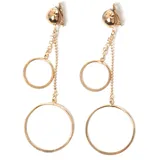 COLLEZIONE ALESSANDRO Ohrclips Gaby goldfarbig Messing onesize