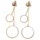 COLLEZIONE ALESSANDRO Ohrclips Gaby goldfarbig Messing onesize