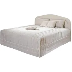 Tagesdecke, beige, B:237cm L:250cm, Polyester, WESTFALIA SCHLAFKOMFORT, Tagesdecken