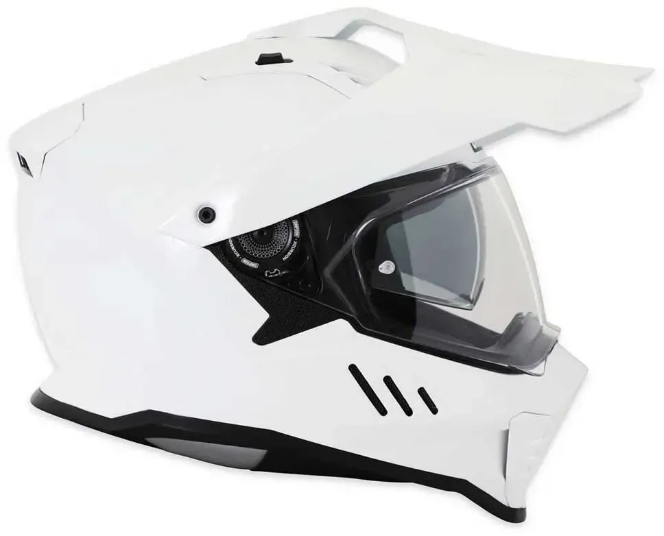 Simpson Xcursion Integralhelm - White - L