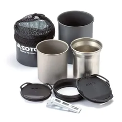 SOTO Thermostack + Cook Set Combo - Outdoor Kochgeschirr - 8-teilig