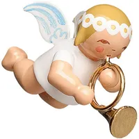 Wendt & Kühn Schwebeengel, klein, mit Waldhorn