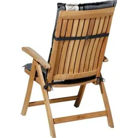 PROGARDEN Tampa/Faro Garten-Essgruppe 85 x 109 x 111 cm weiß 4 St.