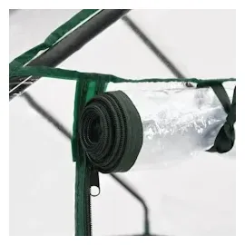 vidaXL Gewächshaus mit 8 Regalen 143 x 143 x 195 cm