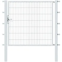 GAH Alberts Gartentor 150 x 140 cm Silber/Stahl