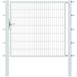 GAH Alberts Gartentor 150 x 140 cm Silber/Stahl