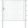 GAH Alberts Gartentor 150 x 140 cm Silber/Stahl