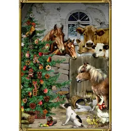 Coppenrath Verlag A4-Wandkalender Weihnacht im Stall