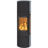H&M EVO 2.1 XL Naturstein Schwarz Kaminofen 7kw Schwedenofen große Brennkammer