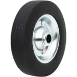 vidaXL Rad für Anhänger-Stützrad Ø20x5 cm Vollgummi und Stahl