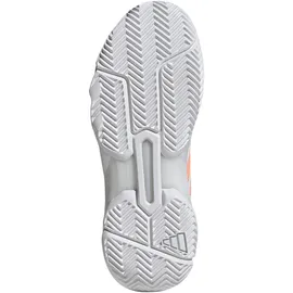 adidas Courtjam Control 3 Tennis Shoes ftwr white/beam orange/crystal white (01F7) 4