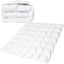 sei design heimtextilien inh. i. richter sei Design Premium Bettdecke Air Softfill Collection SWAN de Luxe 155x220 cm – Weiß