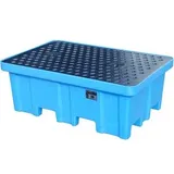 Bauer Südlohn GREEN-LINE PE-Auffangwanne WPA-PE 2/2, aus robustem Polyethylen, Blau