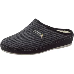 Pantoffel SCHAWOS, Herren, Gr. 40, grau, Textil, Schuhe