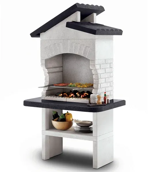 Palazzetti Procida 2 - Grillkamin für Holzkohle und Holz