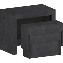 Dmora Dadamoni Konsolentisch 66 x 25 x 45 cm grau