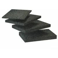 BAUHELD Terrassenpads Schwarz 90 x 60 x 3 cm 70 St.