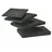 BAUHELD Terrassenpads Schwarz 90 x 60 x 3 cm 70 St.