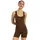 SMILODOX Jumpsuit Doralia, Trainingssuit, elastischer Einteiler Rückenausschnnitt, Sommer, figurbetonend, Gym braun M