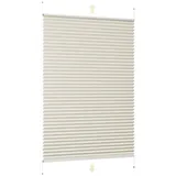 Sekey Plissee Klemmfix Ohne Bohren Faltrollo Fenster Tür Verspannt Plisseerollo Rollo, Beige, 90x120cm - Sekey