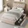 lanki international gmbh Polsterbett 90 x 200 cm Beige/Grau