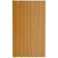 vidaXL Dachpaneel 36 pcs Natur 80 x 45 cm Verzinkter Stahl