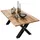 SIT Möbel Esstisch 200 x 75 x 100 cm naturbelassen/schwarz