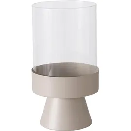 Boltze Windlicht PALLAS Glas Beige