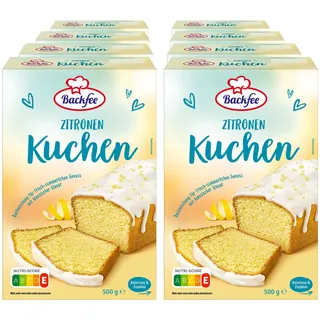Backfee Backmischung Zitronenkuchen 500 g, 8er Pack