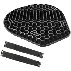 Motorrad Sitzkissen TPE Gel Tourtecs AC2 Komfort Gelkissen M schwarz