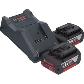 Bosch Professional GOP 18V-34 inkl. 2 x 4,0 Ah + Ladegerät + Zubehör + L-Boxx