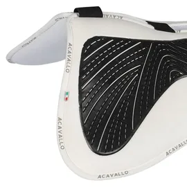 Acavallo Spine Free Gel & Memory Foam Half Pad L schwarz