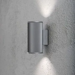 Konstsmide Außenwandleuchte Siracusa grau GU10 max. 35W IP44