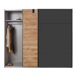 WIMEX Schwebetürenschrank Malmö 225 x 210 x 65 cm Grau
