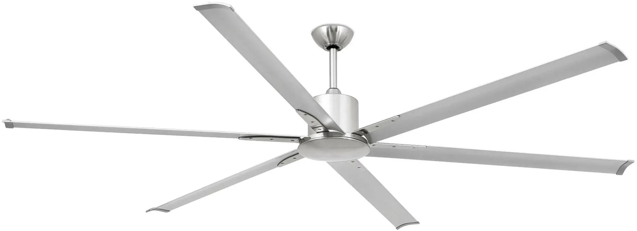 Energiespar Deckenventilator Andros Nickel 213 cm