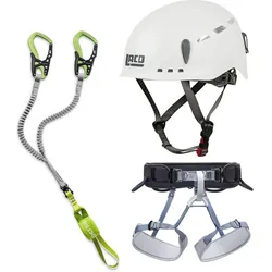 Klettersteig Komplettset Edelrid Cable Comfort VI + Petzl Corax + LACD Protector white 1