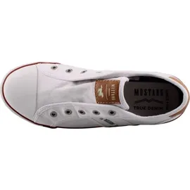 Mustang Canvas Sneaker Weiß 42