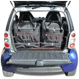 KJUST Kofferraumtaschen 2 stk kompatibel mit SMART FORTWO COUPE 1998-2007