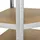 Juskys Eckregal Metall 180 x 70 x 40 cm Silber