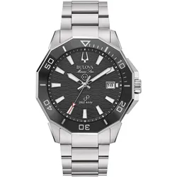 Bulova 96B434 Herrenuhr Taucher Marine Star Stahl/Schwarz