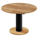 Design Esstisch Tisch HES-111 rund oval Hochglanz ausziehbar 100-148cm