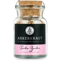 Ankerkraut Tonka-Zucker, 110g im Korkenglas, Zuckermischung mit gemahlenen Tonkabohnen perfekt für Süßspeisen und Desserts