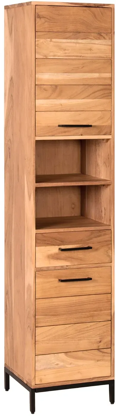 die Faktorei »Urban Spa« Bad-Hochschrank 40x180x35 cm / Akazie massiv