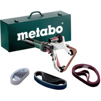 METABO RBE 15-180 Set 602243500 Rohrbandschleifer 1550W Band-Breite 40mm Band-Länge 760mm