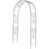 Rosenbogen, Gartenbogen für Kletterpflanzen, 250 cm - Kadax