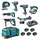 Makita Ensemble de 7 Maschinen (DDF482 + DTD152 + DGA504 + DSS610 + DHR202 + DJR186 + DJV180)